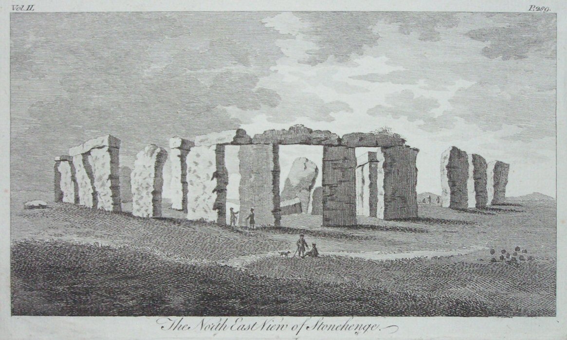 Print - The North East View of Stonehenge